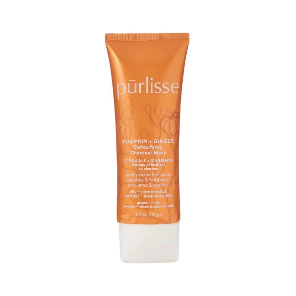 Purlisse Pumpkin and Ginger Detoxifying Charcoal Mask 2.5 oz